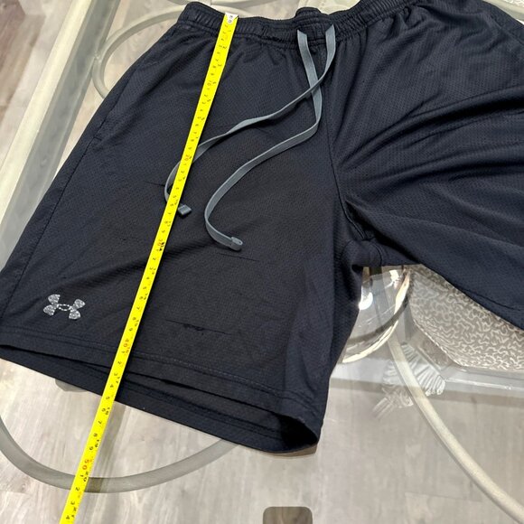 Under Armour Mens HeatGear Loose Fit Black Athletic Shorts LG - Picture 5 of 5